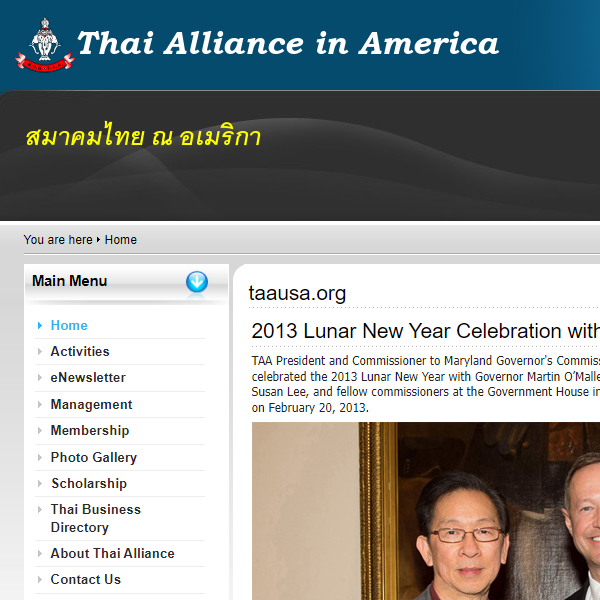 Thai Organization Near Me - Thai Alliance in America