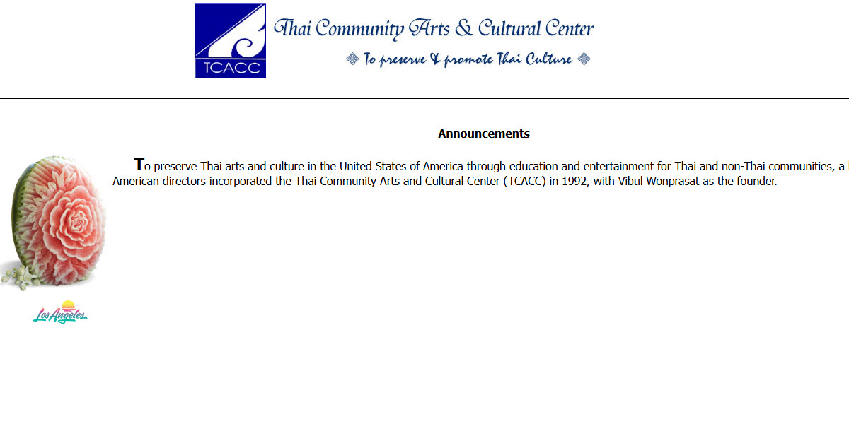 Thai Community Arts and Cultural Center